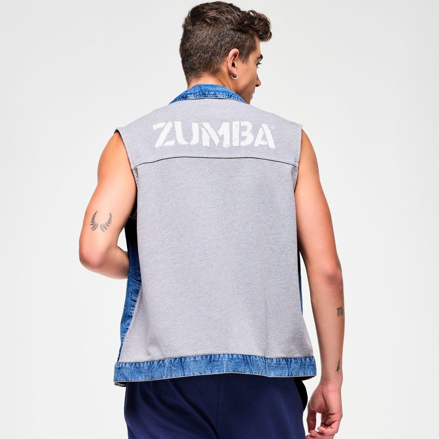 Blue Jean Long Denim Vest