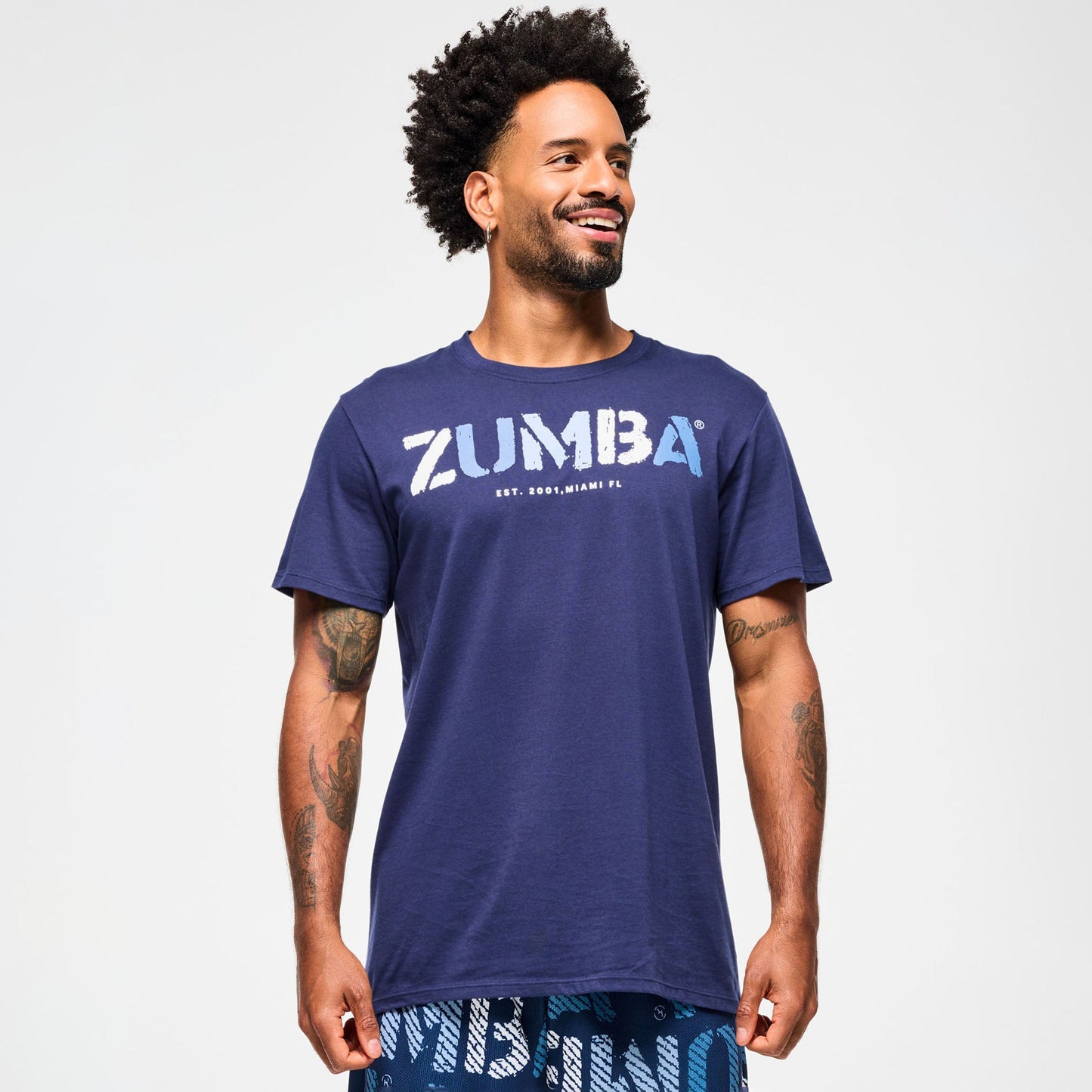 Blue Jean Crew Neck Tee