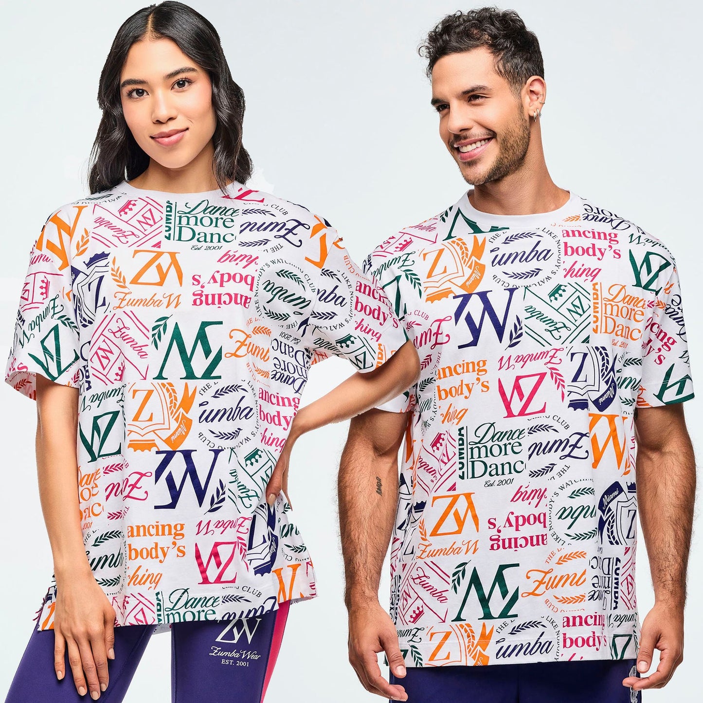 Class of 2001 Oversized Crew Neck Top