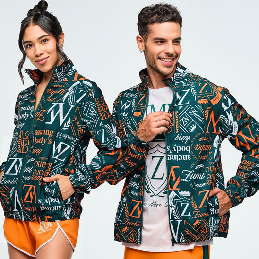 Class of 2001 Unisex Mock Neck Woven Jacket