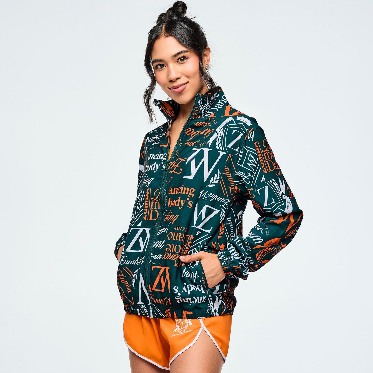 Class of 2001 Unisex Mock Neck Woven Jacket