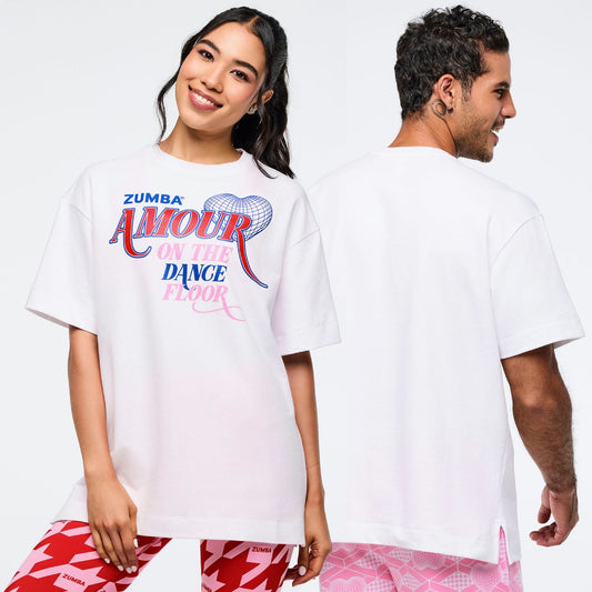 Zumba Amour Oversized Crew Neck Top