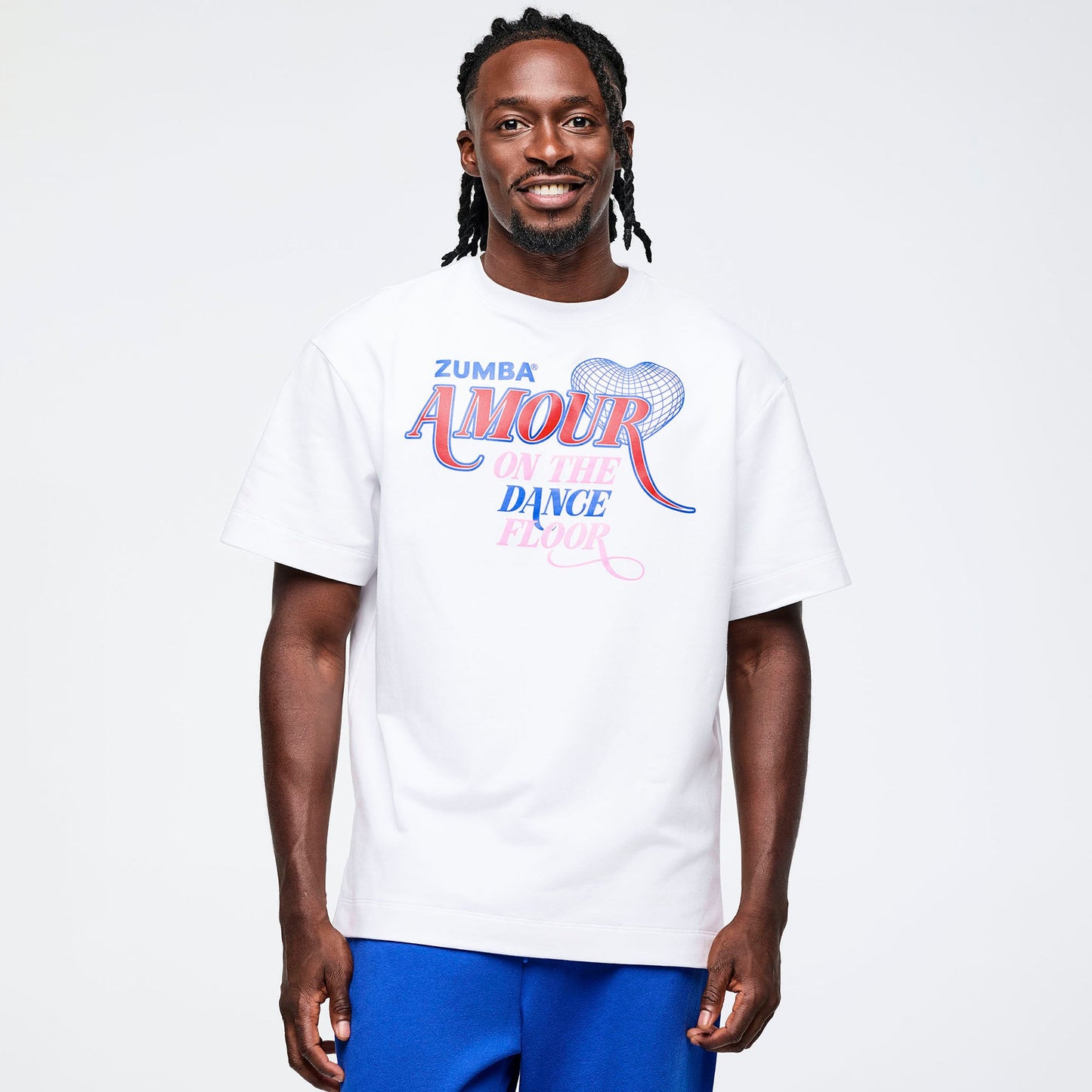 Zumba Amour Oversized Crew Neck Top