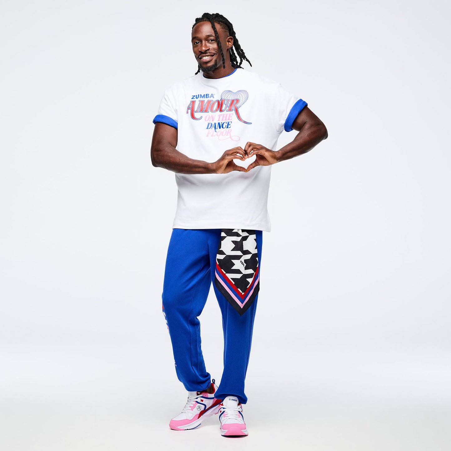 Zumba Amour Oversized Crew Neck Top