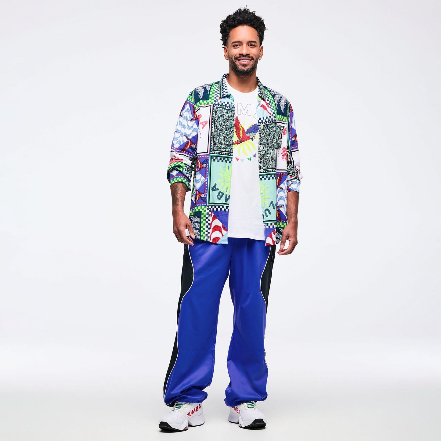 Latin Movement Unisex Crew Neck Tee - White Z3T000372