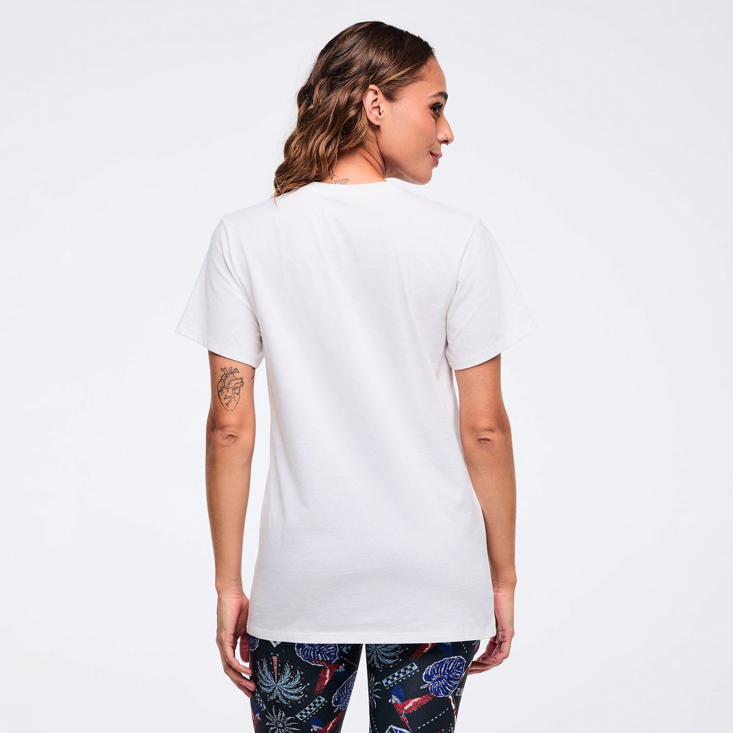 Latin Movement Unisex Crew Neck Tee - White Z3T000372