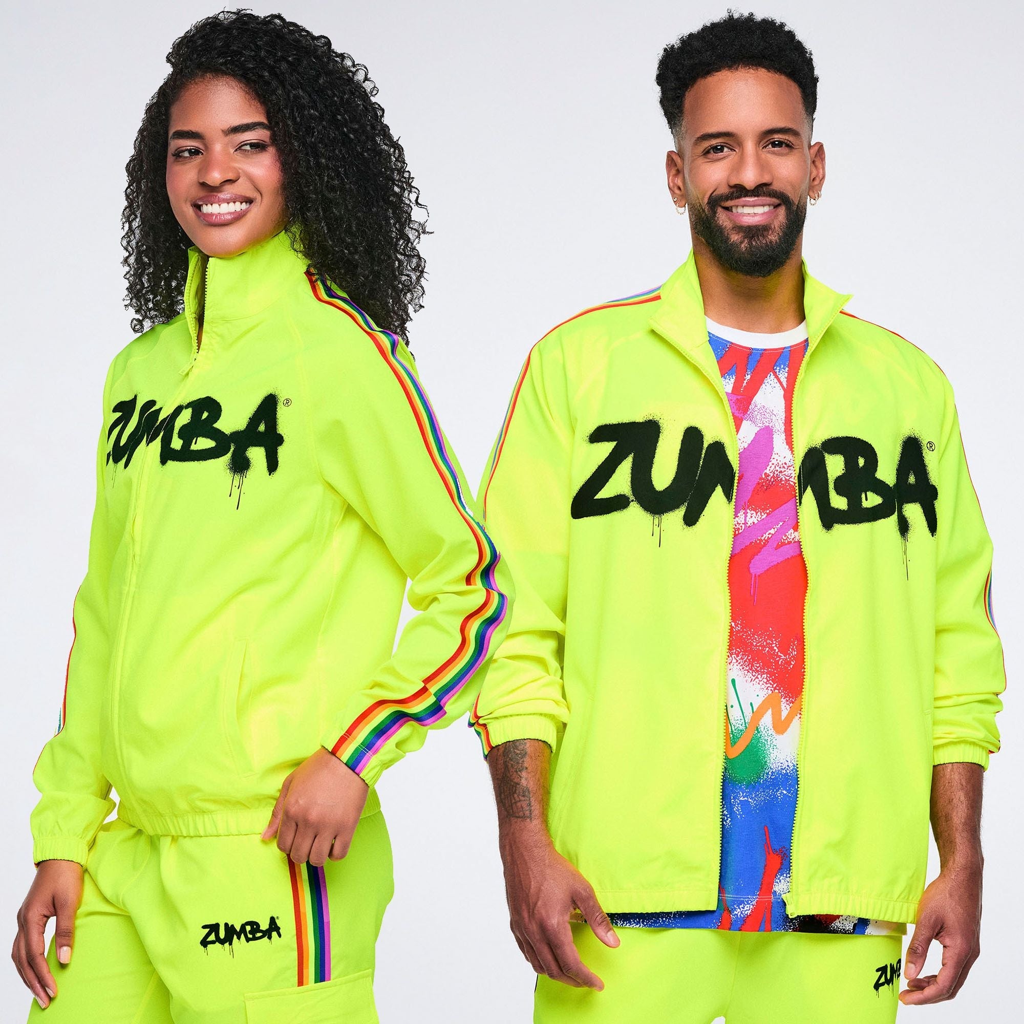 Pride Mock Neck Woven Jacket – zumbawearth.com