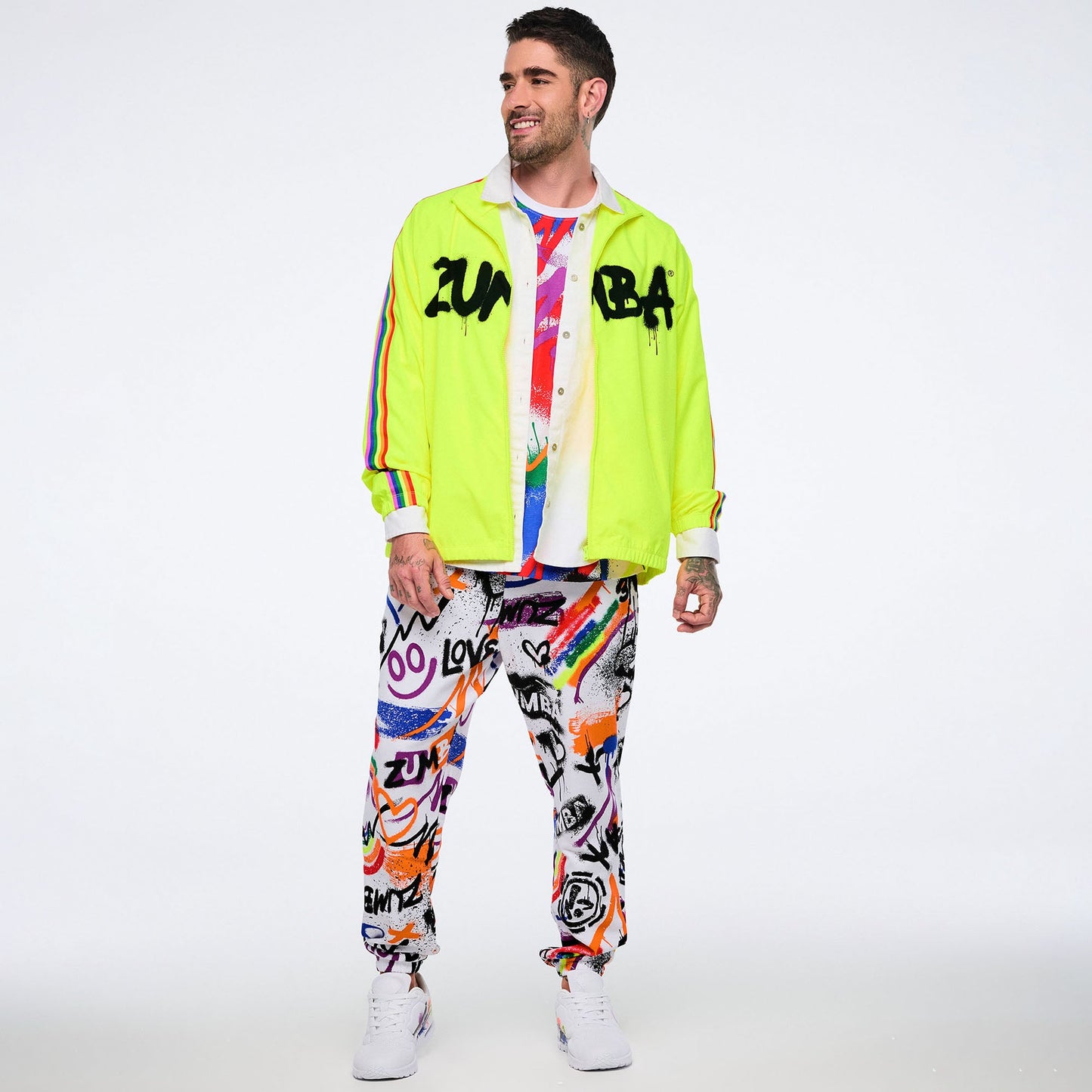 Pride Mock Neck Woven Jacket Z3T000392