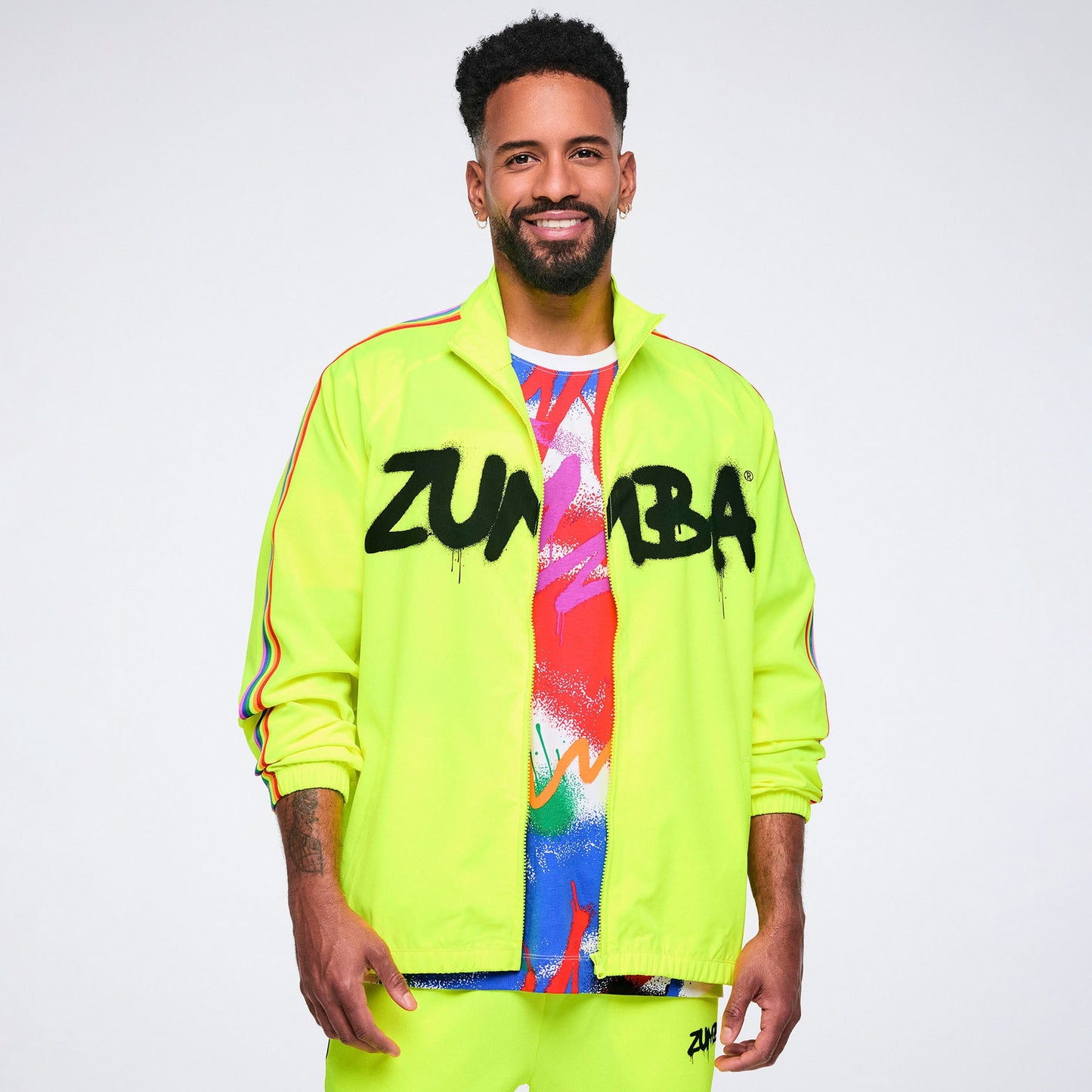 Pride Mock Neck Woven Jacket Z3T000392