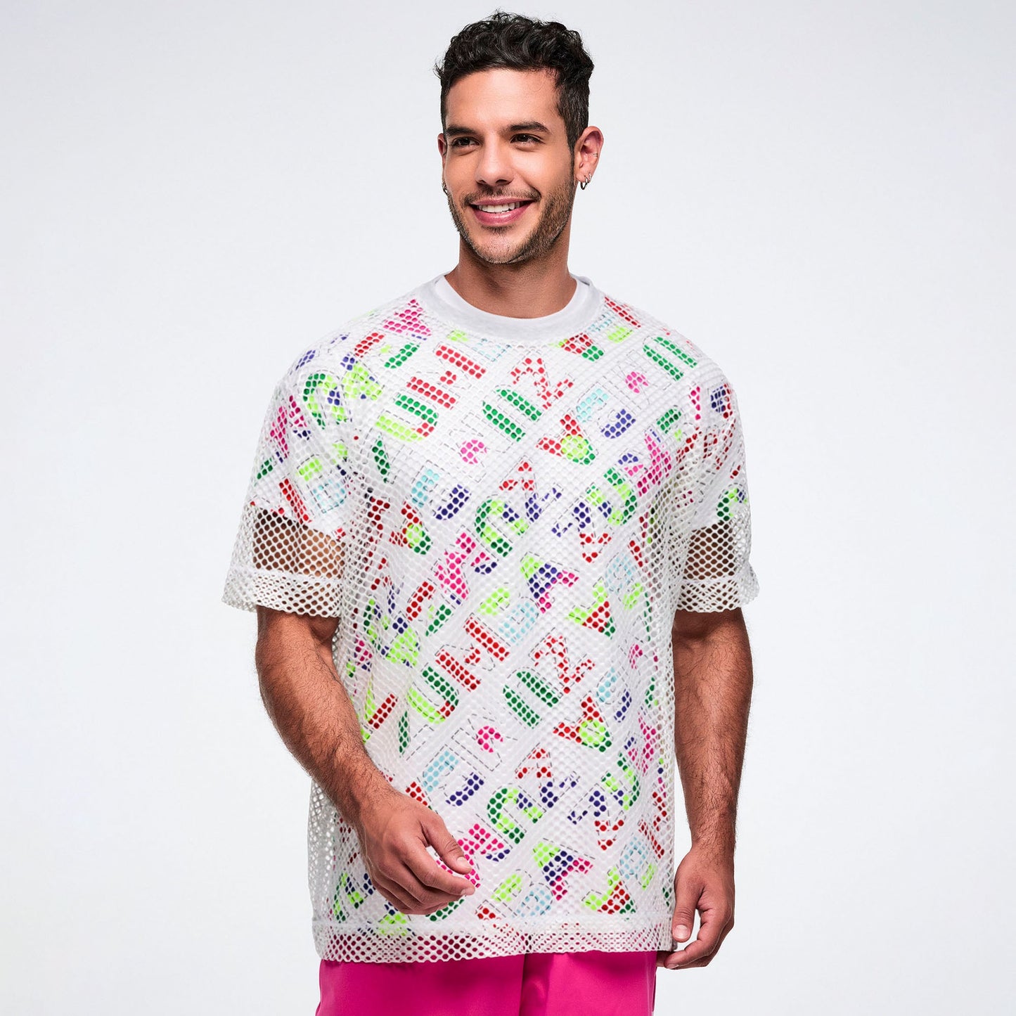 Worldwide Unisex Mesh Crew Neck Top