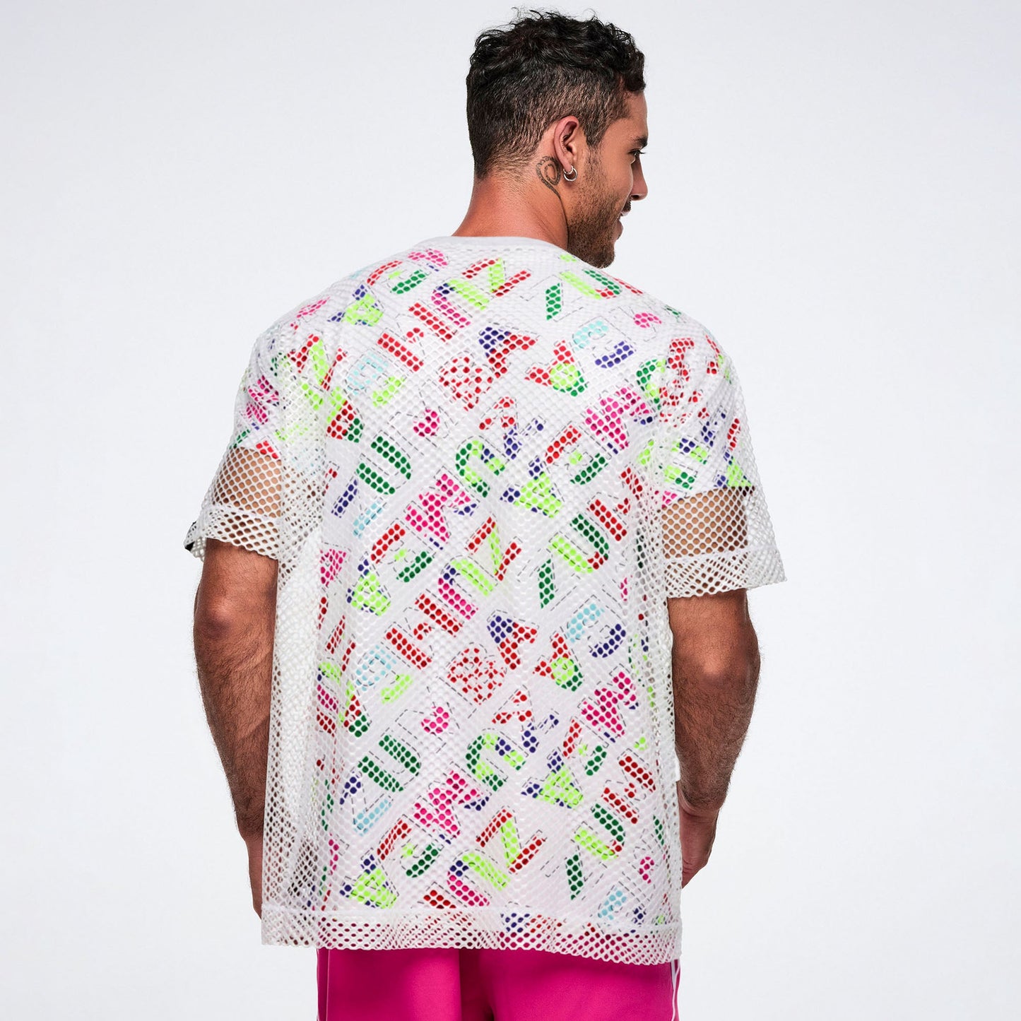 Worldwide Unisex Mesh Crew Neck Top