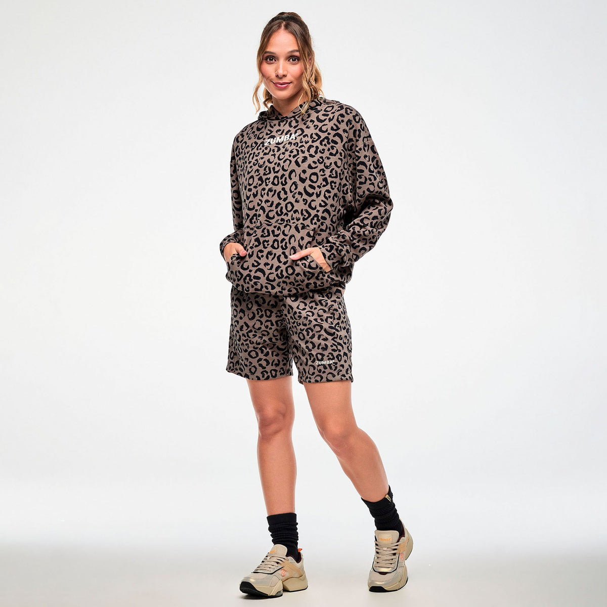 Zumba Modal Printed Pullover Sweatshirt
