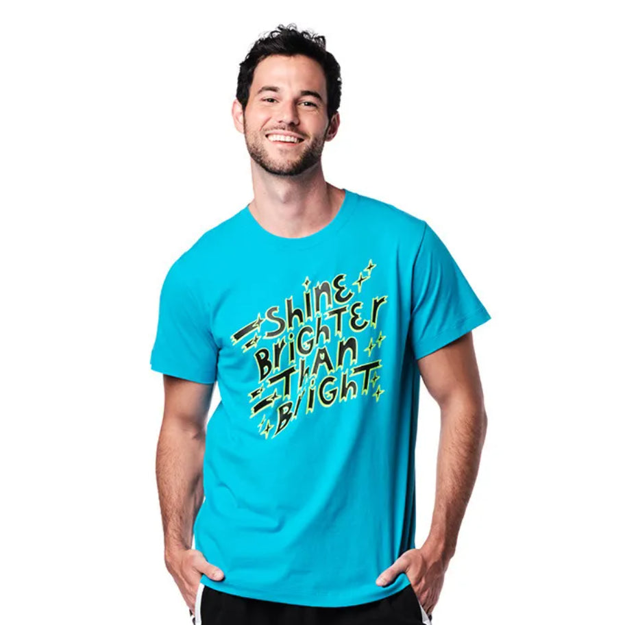 Shine Brighter Tee-Bangin' Blue