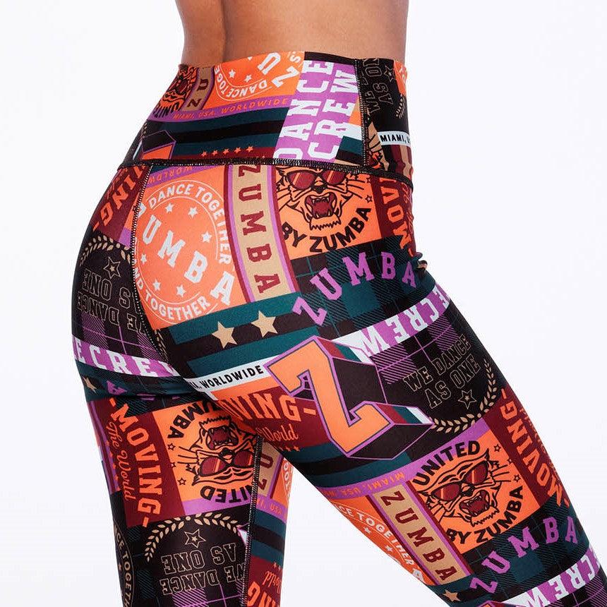 Zumba Stand Together High Waisted Ankle Leggings