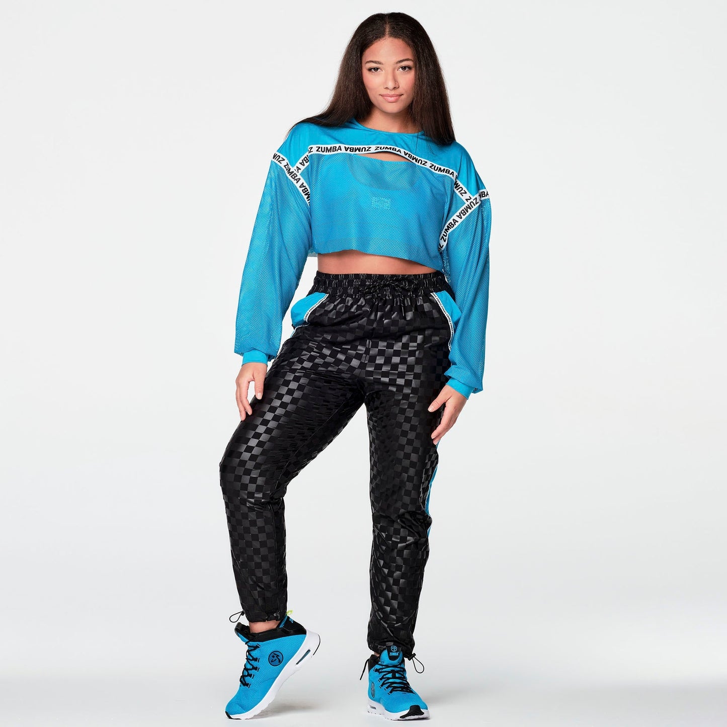 Zumba Paradise Long Sleeve Crop Top